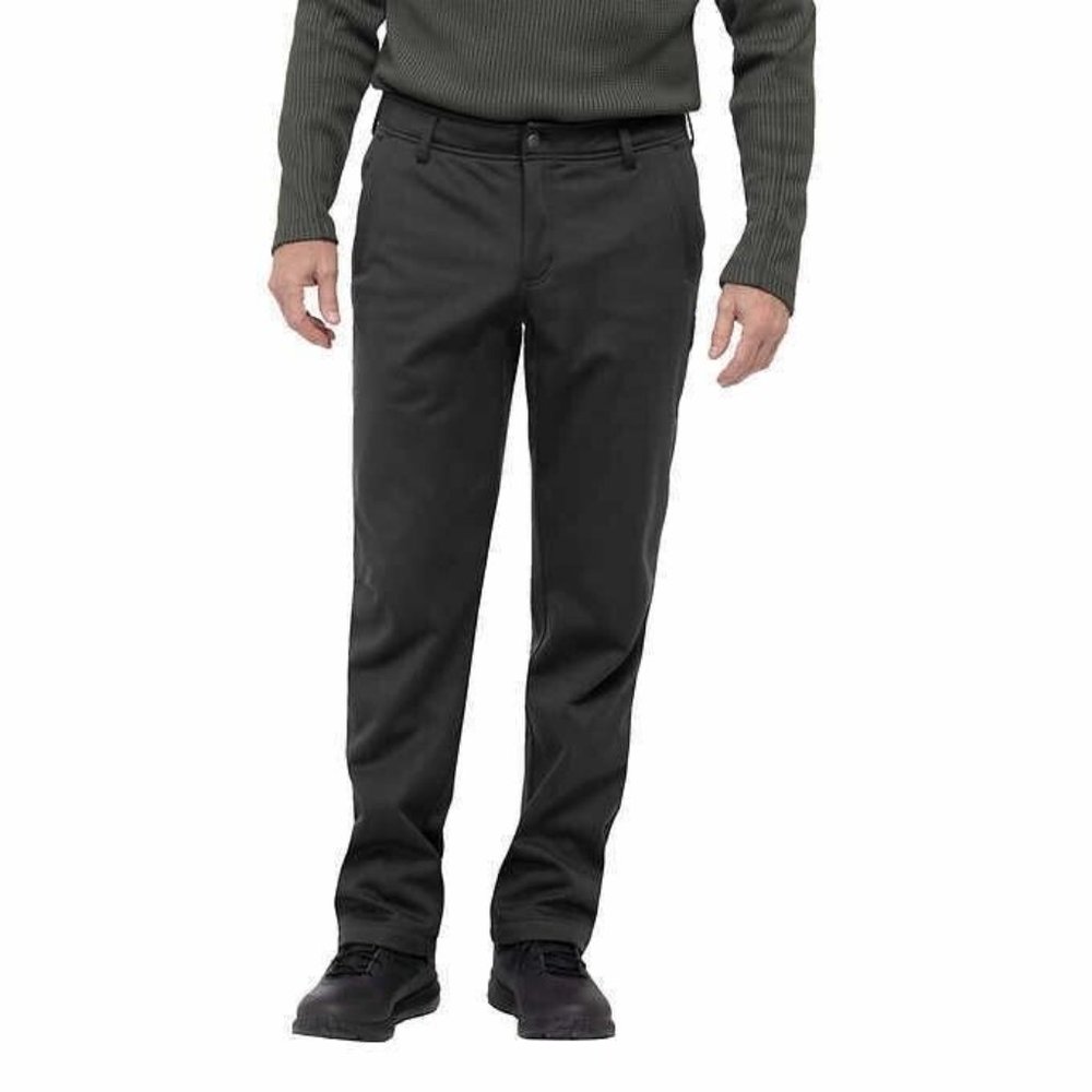 Magnum Men's Microfleece Lined Water Repellent Work Pants, GREY, SIZE 38 X 30